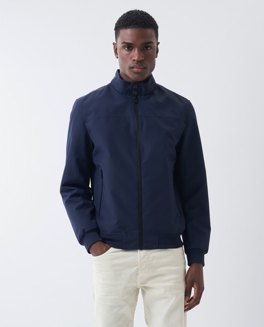 Chaqueta biker de piel Salsa Jeans Marrón