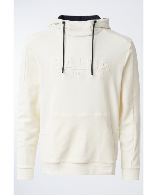 Sudadera de hombre en color crema con capucha · Salsa · El Corte Inglés