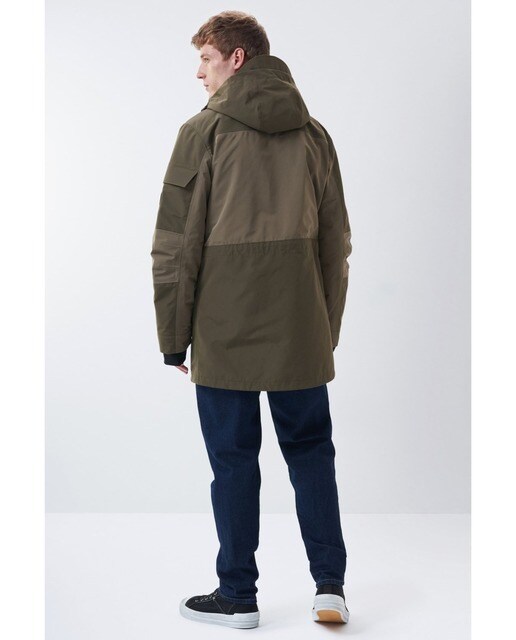 Parka de hombre con capucha en color verde militar · Salsa · El Corte Inglés