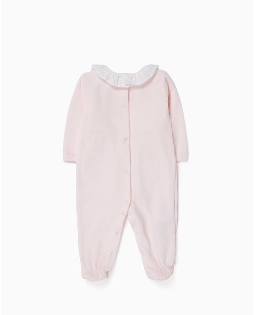 Pelele de bebé niña en color rosa de terciopelo suave · Zippy · El Corte  Inglés