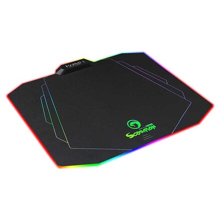 Alfombrilla Gaming - MA-MG02, Rígida con luces LED Scorpion
