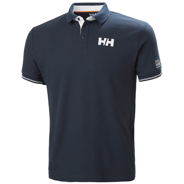 Helly Hansen Men's Quick-Dry Stretch Sports Shirt - Short Sleeve Button-Up With Mesh Back Vent, Sailing & Casual Wear