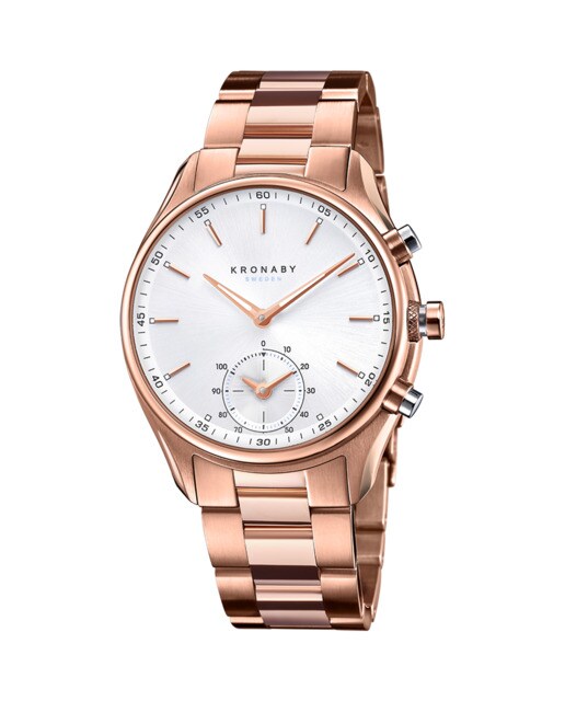 Reloj híbrido de hombre S2745/1 Sekel de acero color rosa · Kronaby · El  Corte Inglés