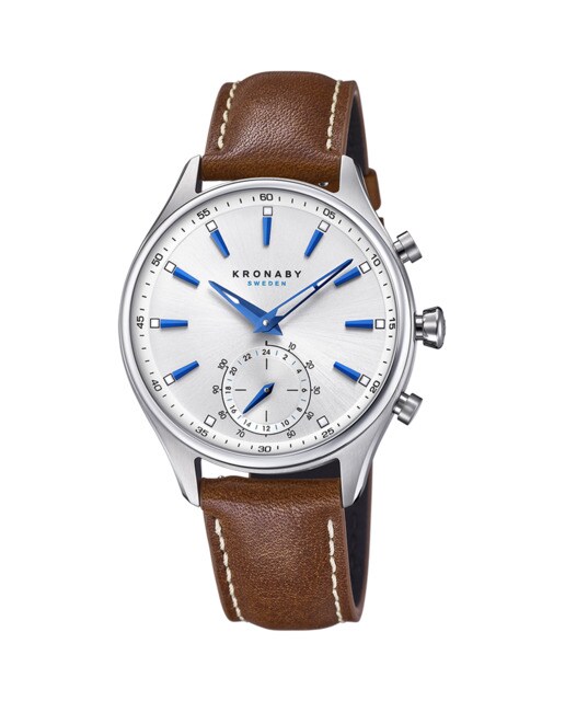 Reloj híbrido de hombre S3122/1 Sekel de piel color marrón · Kronaby · El  Corte Inglés