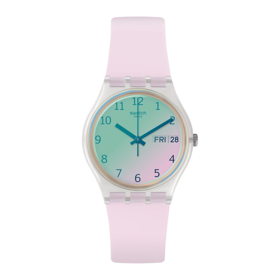 Reloj ultrarose con correa color blanco de silicona Blanco-1