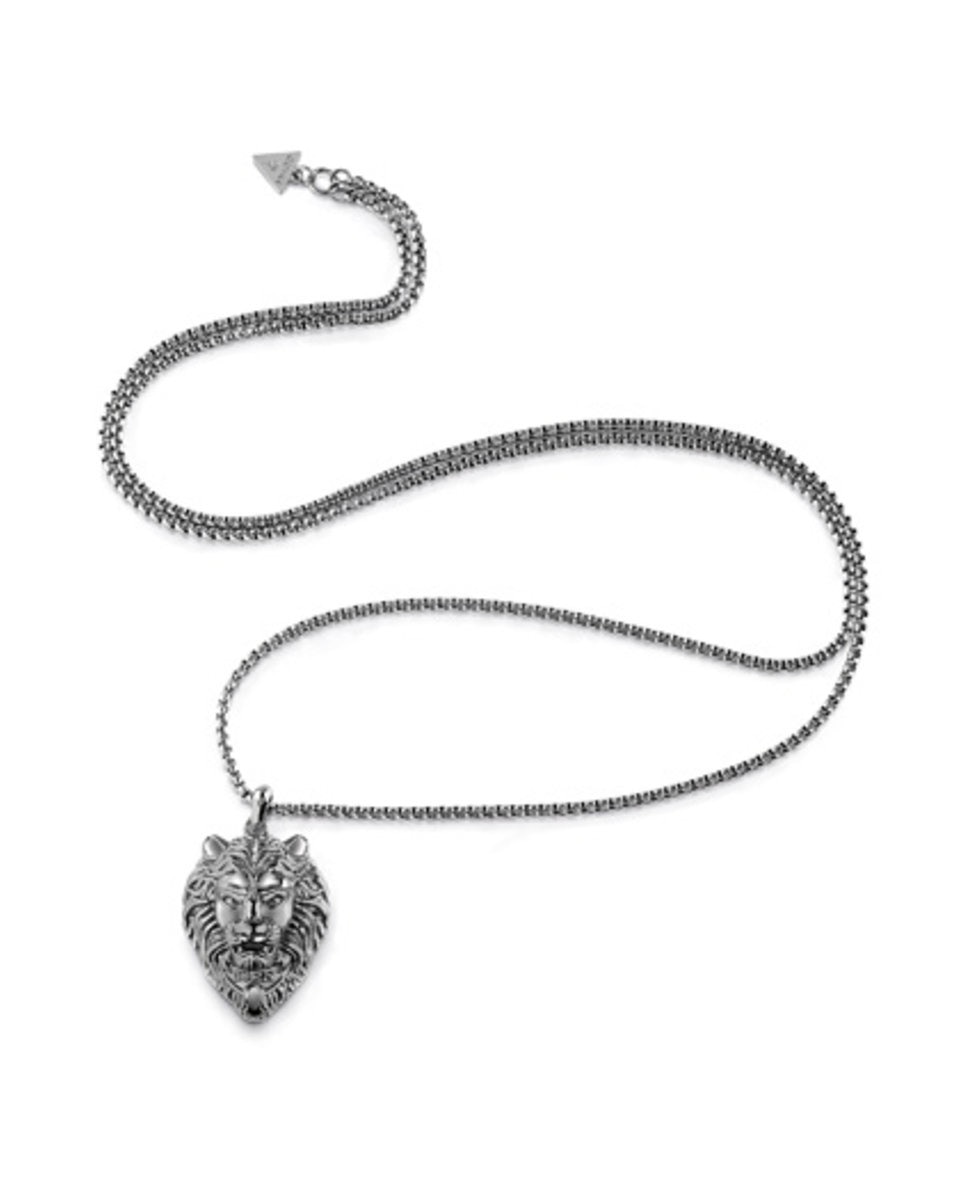 Collar de hombre Hero de acero negro · Guess · El Corte Inglés