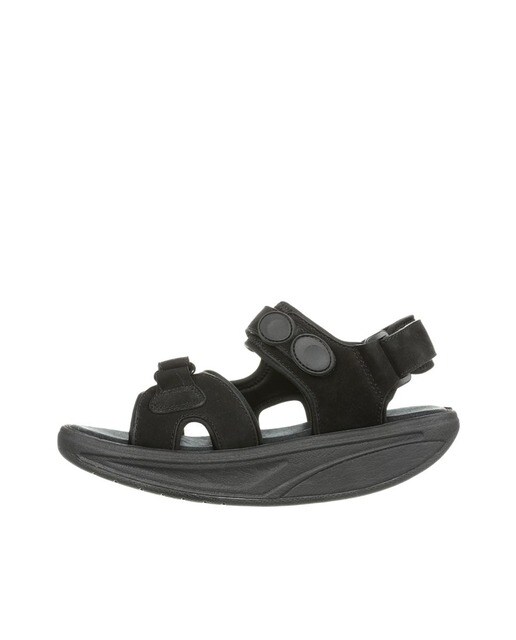 Sandalias planas de mujer MBT confort de piel en negro · MBT · El Corte  Inglés