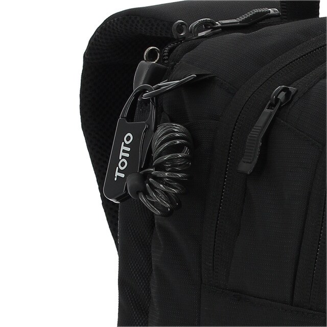 Mochila Totto Commuter con sistema RFID de color negro · El Corte Inglés