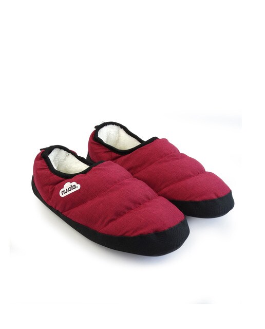 Zapatillas de casa unisex color granate con suela de goma · NUVOLA · El  Corte Inglés
