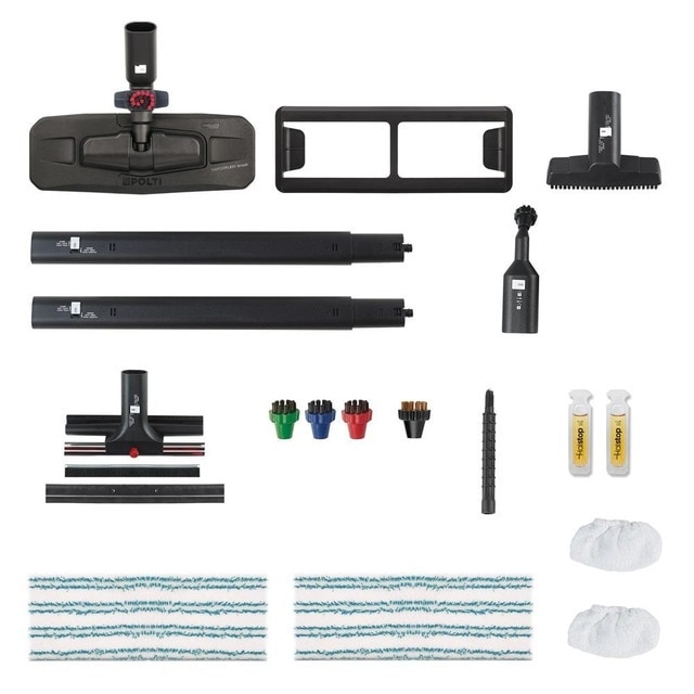 Generador de vapor Polti Vaporetto Pro 95_Turbo Flexi elimina el 99.99%* de virus. gérmenes y bacterias - Negro / Verde Negro / Verde-6