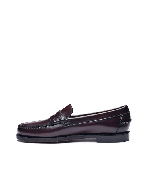 Mocasines de mujer de piel color burdeos · Sebago · El Corte Inglés