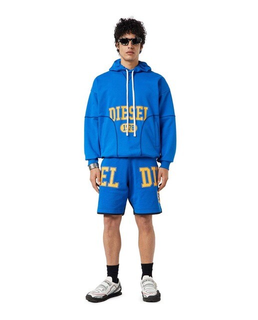 Sudadera de hombre azul con capucha · Diesel · El Corte Inglés