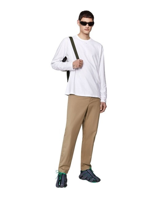 Camiseta de hombre en blanco de manga larga · Diesel · El Corte Inglés