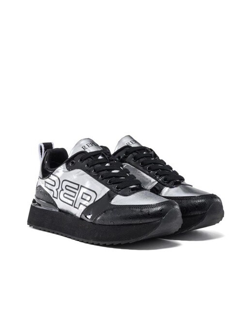 Zapatillas deportivas de mujer en plata con plataforma · Replay · El Corte  Inglés