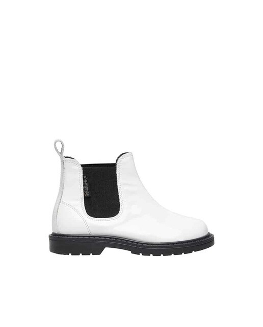 Botines de niña estilo chelsea de charol color blanco · Naturino · El Corte  Inglés