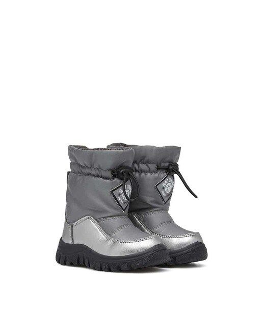 Botas de bebé niña de piel y tejido técnico de nieve · Naturino · El Corte  Inglés