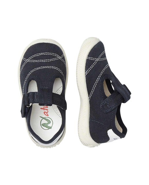 Sandalias de bebés semicerrada de textil con cierre adherente · Naturino · El  Corte Inglés
