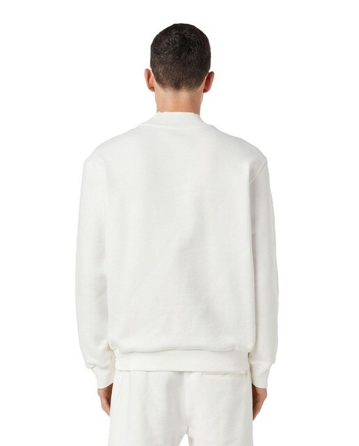 Sudadera de hombre en blanco con cuello redondo · Diesel · El Corte Inglés