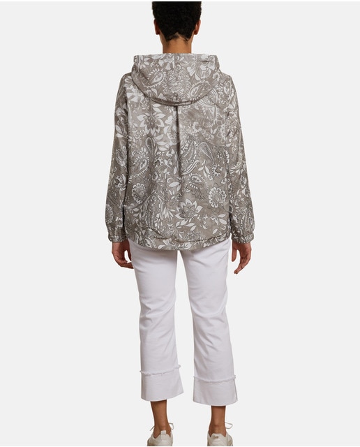 Cazadora de mujer talla grande cortavientos reversible con cremallera ·  Elena Miró · El Corte Inglés