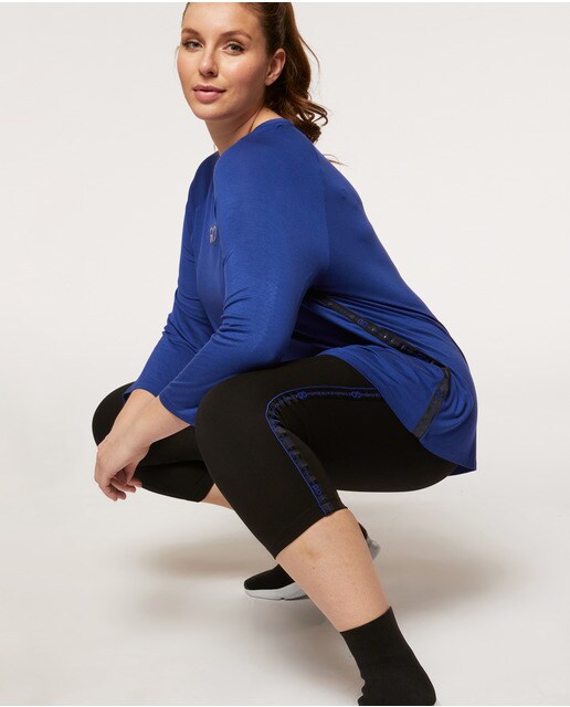 Leggin de mujer talla grande piratas con cintura elástica · Fiorella Rubino  · El Corte Inglés