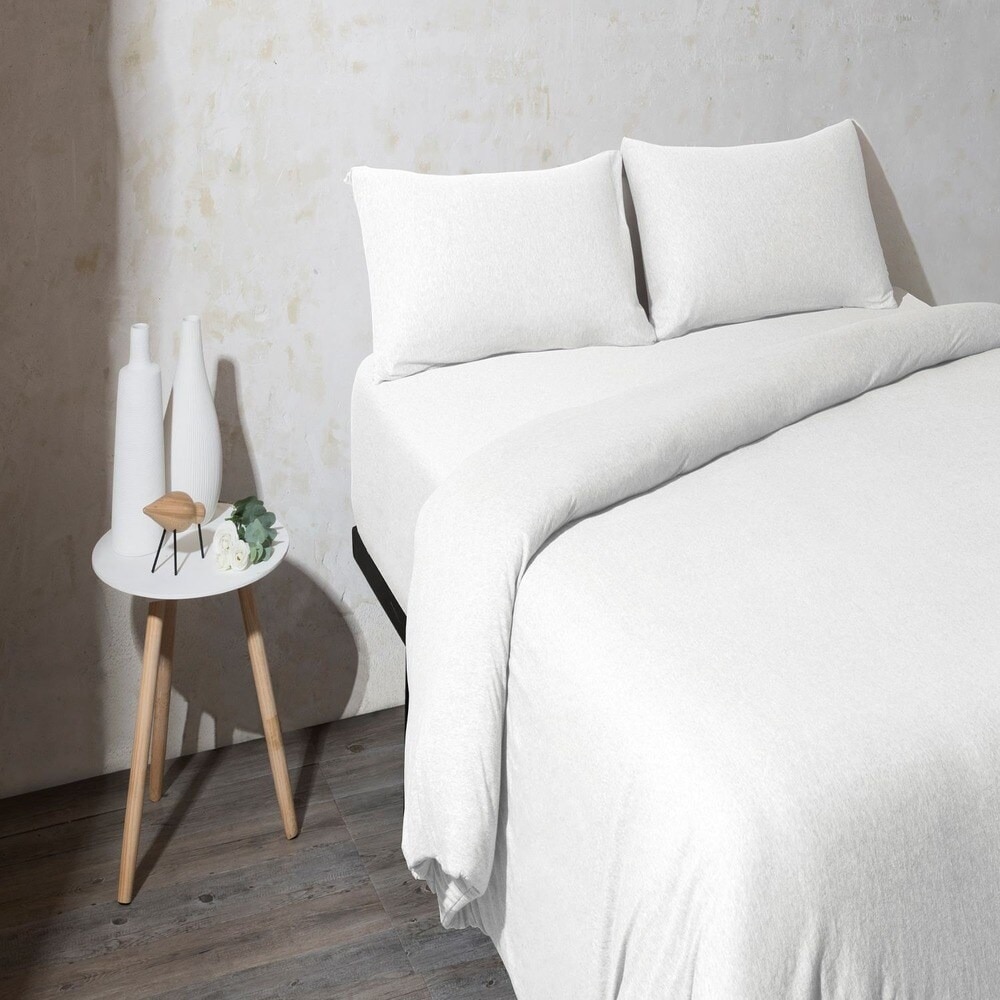 Funda nórdica reversible New Jersey Velfont - Blanco Cama 105 cm Blanco-3
