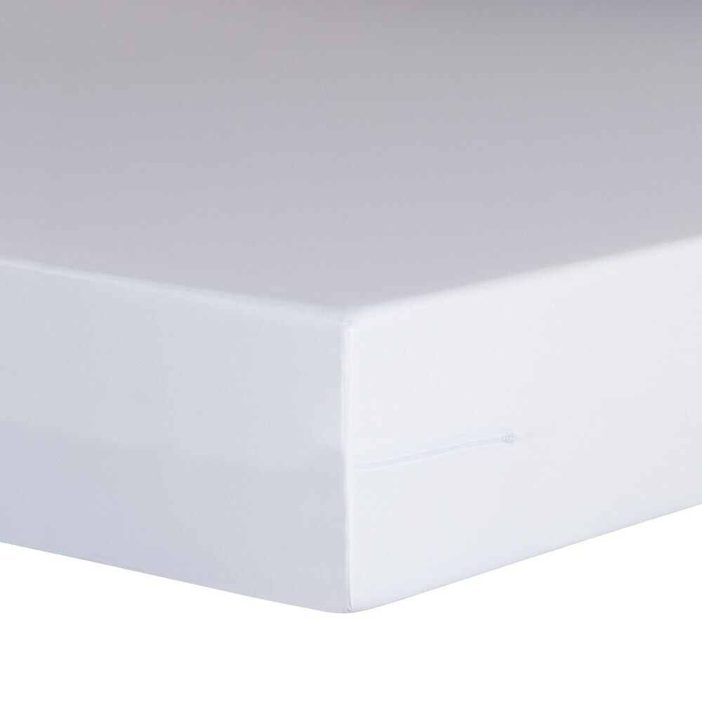 Imagen 1 de Funda de colchón impermeable poliéster antichinches Velfont - Blanco Cama 135 x 200 cm Blanco