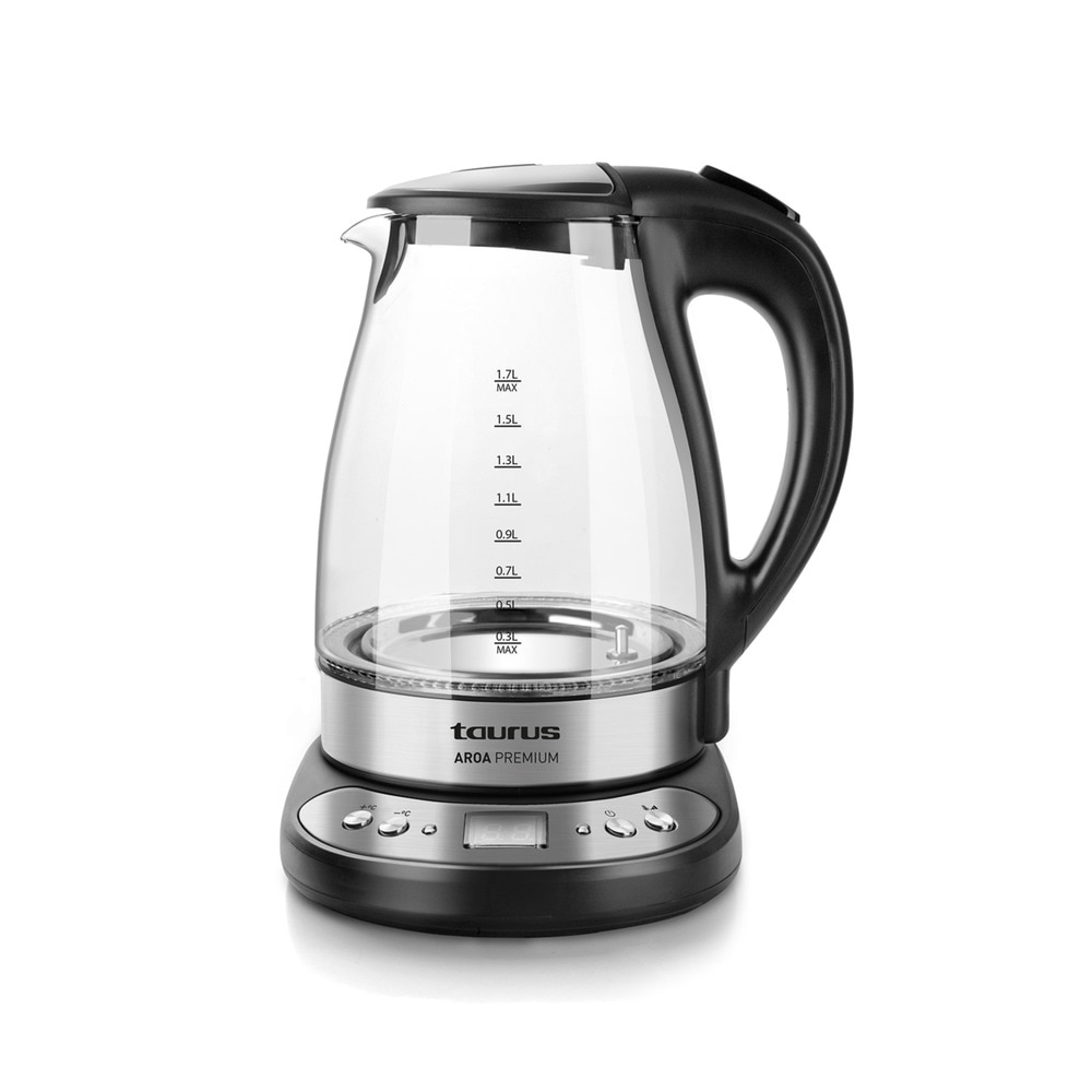 Taurus - Hervidor Aroa Premium De Cristal De 1,7 Litros En Oferta Taurus - Hervidor Aroa Premium De Cristal De 1,7 Litros
