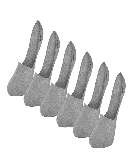 Calcetines Primark 5-Pack Invisible Hombre Gris