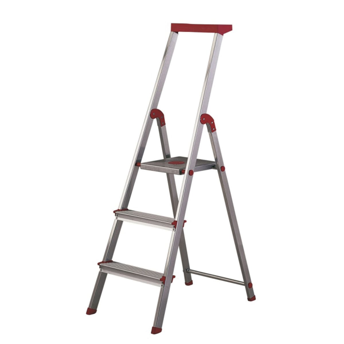 Escalera Doméstica Aluminio Brico 3 Peldaños 1