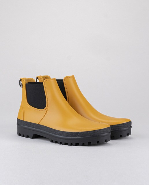 Botines de agua de mujer color mostaza con suela de perfil alto · Igor · El  Corte Inglés