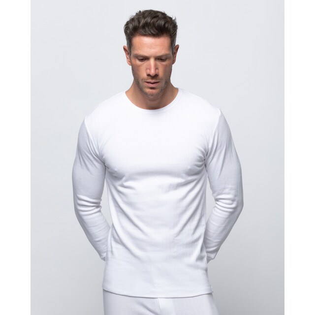 Camiseta interior térmica de hombre en color blanco de manga corta ·  Abanderado · El Corte Inglés