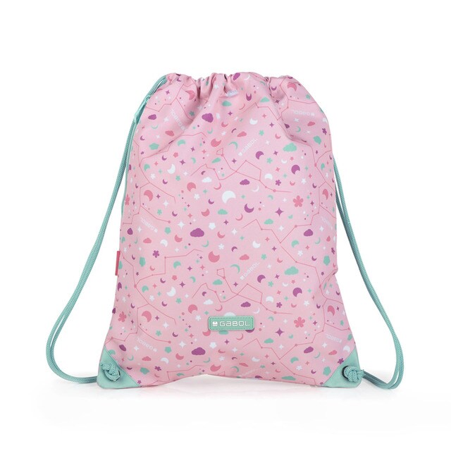 Gymsack Gabol Maggie rosa con bolsillo lateral · Gabol · El Corte Inglés
