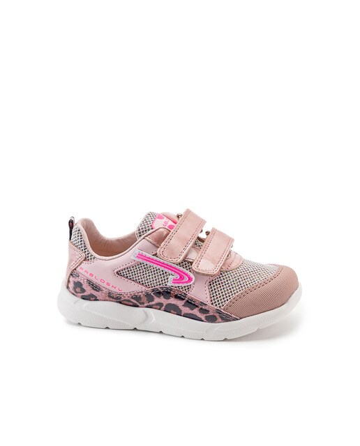 Zapatillas deportivas de bebé niña de piel charol en color rosa · Pablosky  · El Corte Inglés