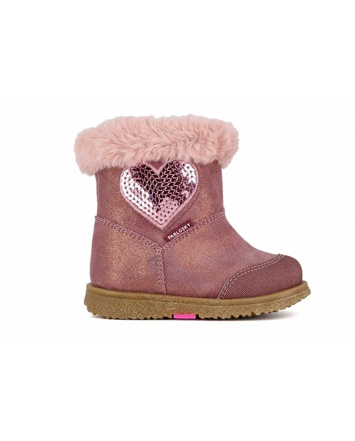 Botas de bebé niña de piel en color rosa · Pablosky · El Corte Inglés