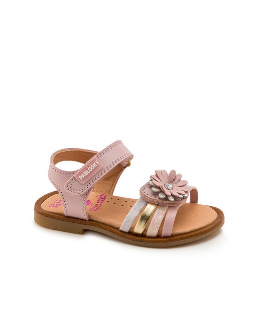Sandalias de bebé niña de piel en color rosa · Pablosky · El Corte Inglés