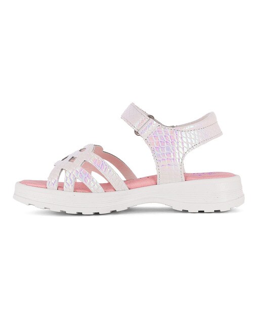 Sandalias de niña en piel de color blanco · Pablosky · El Corte Inglés