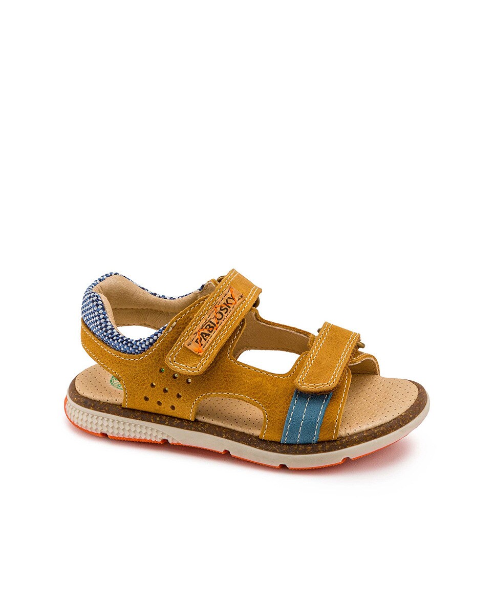 Sandalias de niño de piel en color amarillo · Pablosky · El Corte Inglés