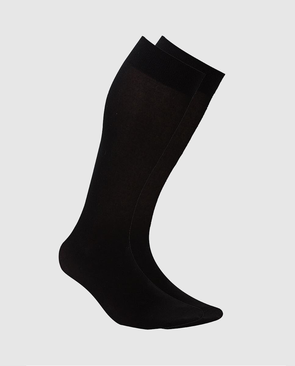 Ejecutivo - Calcetines De Hombre Altos En Negro