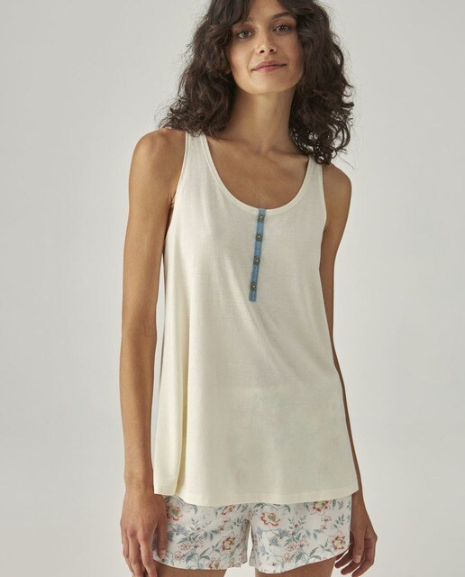 Pijama completo de mujer corto combinado · J\u0026J Brothers · El Corte Inglés