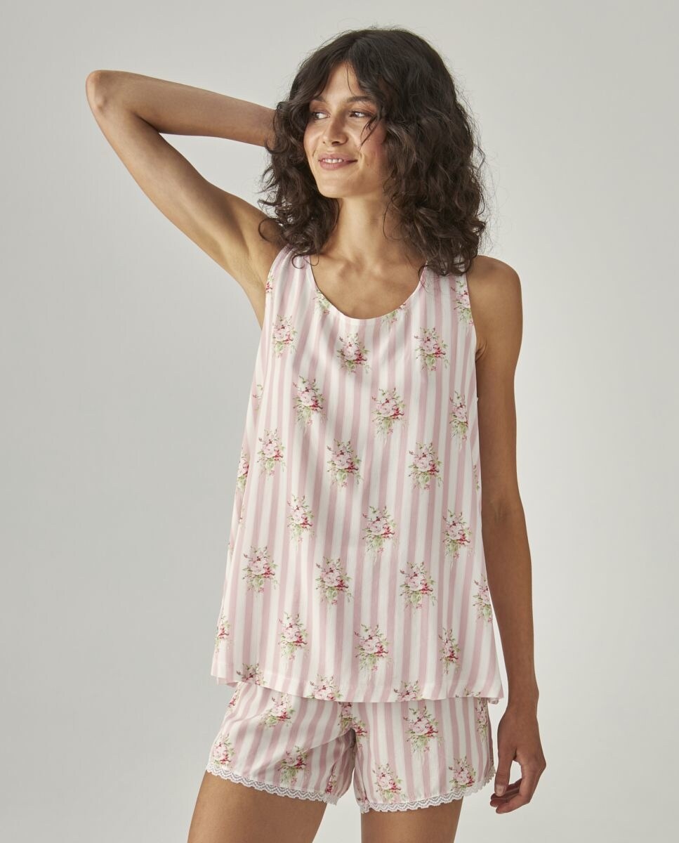 Pijama completo de mujer estampado sin mangas · J\u0026J Brothers · El Corte  Inglés