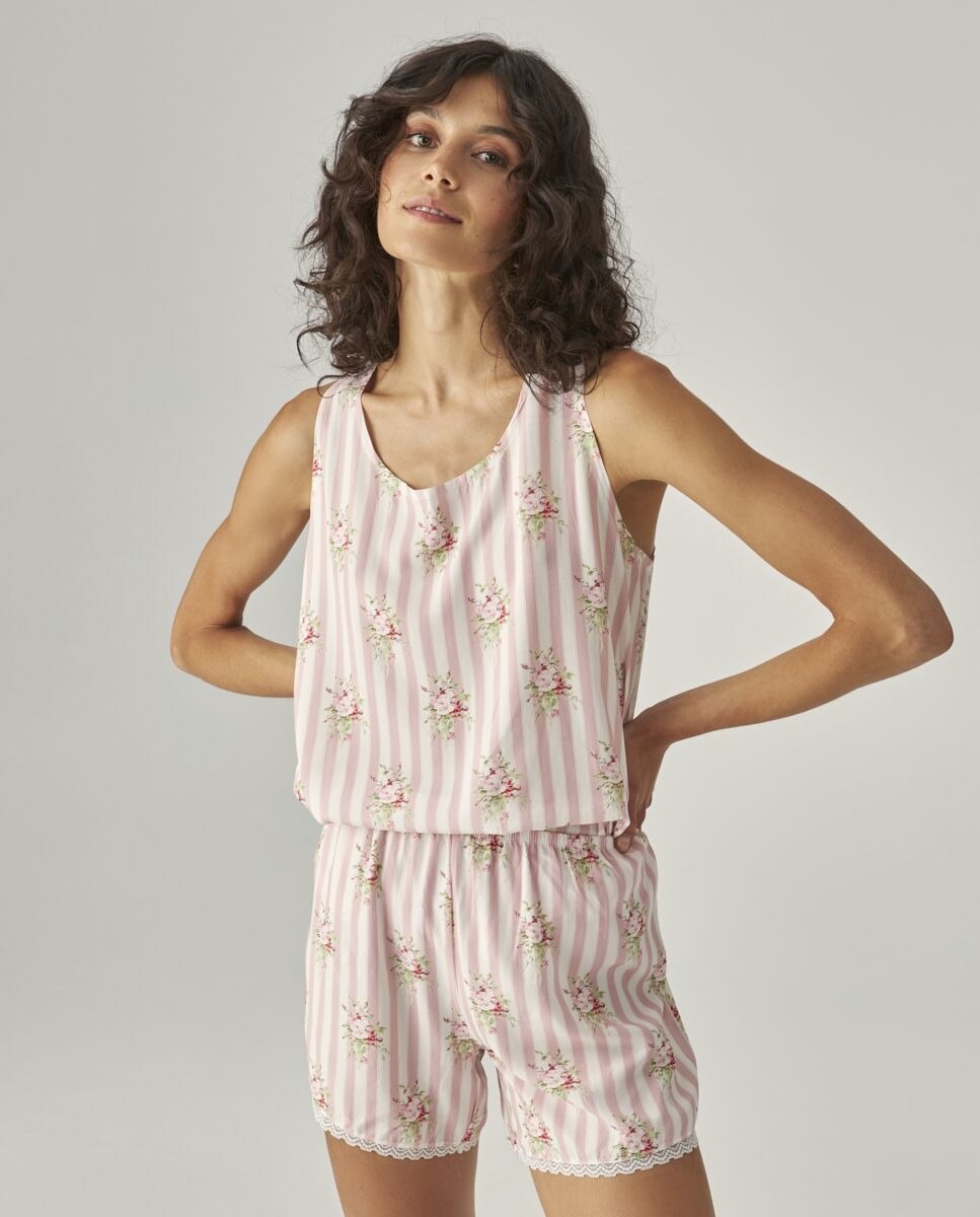 Pijama completo de mujer estampado sin mangas · J\u0026J Brothers · El Corte  Inglés