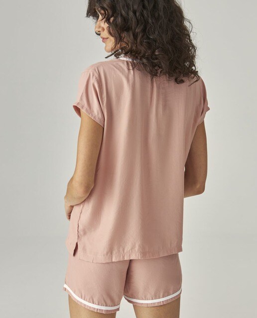 Pijama completo de mujer en rosa con vivos a contraste · J\u0026J Brothers · El Corte  Inglés
