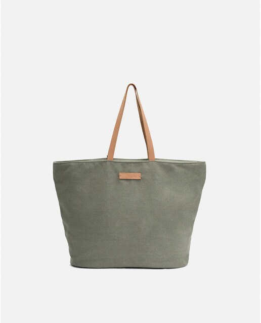 Bolso de hombro Biba de tejido color verde · Biba · El Corte Inglés