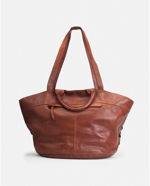 Bolso de hombro Biba de piel en color marrón · Biba · El Corte Inglés