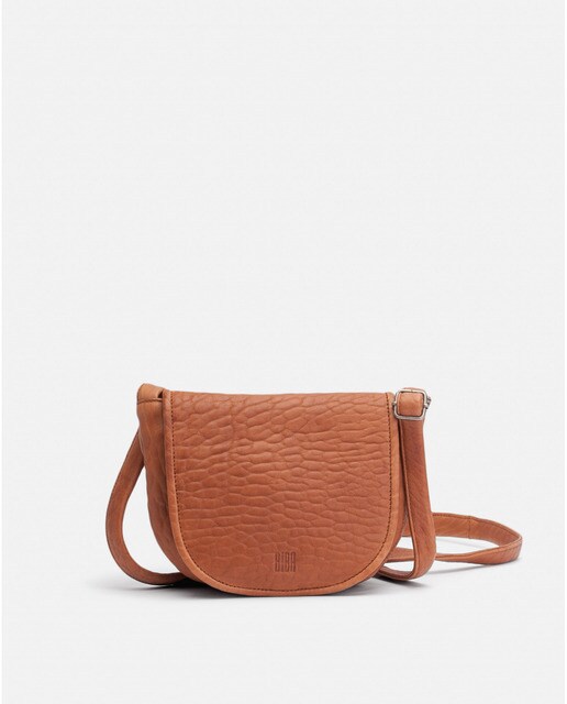 Bandolera de mujer Biba de piel color marrón · Biba · El Corte Inglés