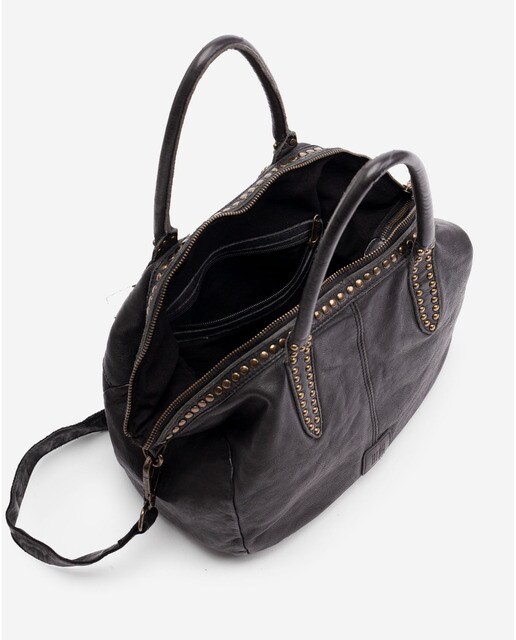 Bolso de hombro Biba de piel en color negro · Biba · El Corte Inglés
