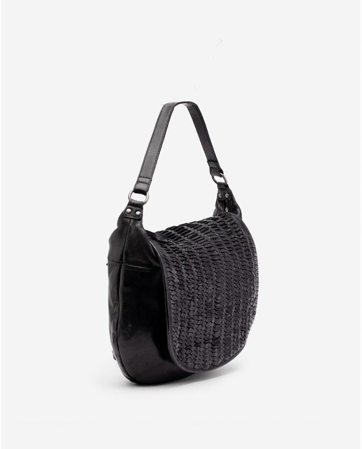 Bolso de hombro Biba de piel en color negro · Biba · El Corte Inglés