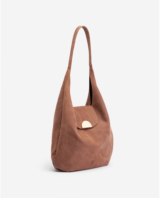 Bolso de hombro Biba de piel color marrón · Biba · El Corte Inglés