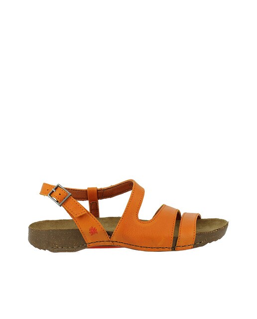 sandalias naranjas