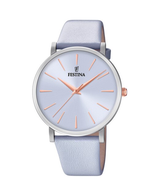 Reloj de mujer F20371/3 Boyfriend Collection de piel azul · Festina · El Corte  Inglés